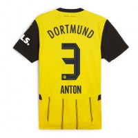 Borussia Dortmund Waldemar Anton #3 Domáci futbalový dres 2024-25 Krátky Rukáv